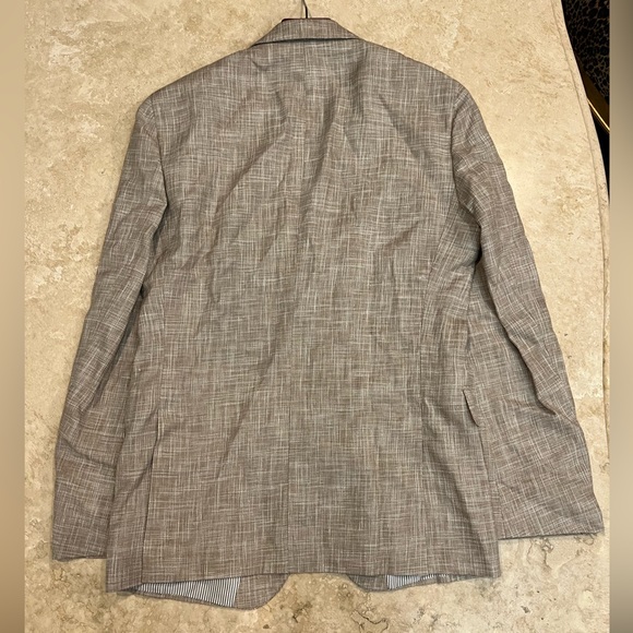 Hugo Boss Hartley2 Linen Virgin Wool Blend Blazer - Picture 5 of 6